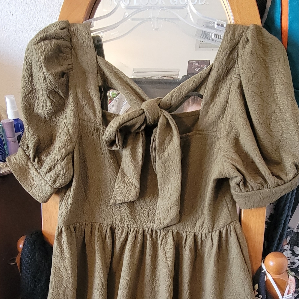 NWOT Green Dress